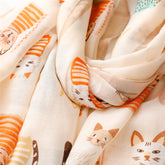 Creative Cat Print Scarf